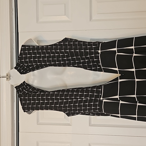 Who What Wear Black and White Dress - Picture 5 of 8